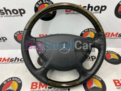Руль Mercedes E550 2002 W211 113.967 А2114600703 - купить Батайске