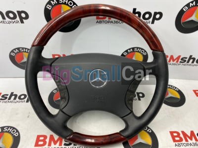 Руль Mercedes S350 2003 W220 112.972 А2204601603 - купить Батайске