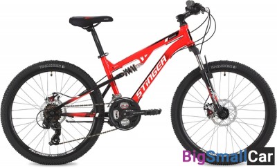 Дорожный велосипед STINGER 24SFD.DISCOD.14RD0 Дорожный велосипед STINGER 24SFD.DISCOD.14RD0