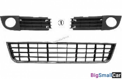 Решетка в передний бампер VAG 4B0807683L01C Центра - купить Батайске