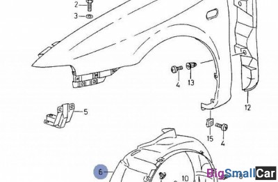 Подкрылок florimex FX212714 Правый с 99г - купить Батайске