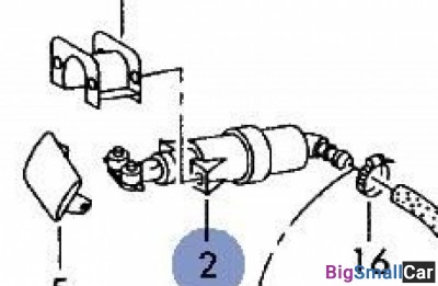 Форсунка омывателя фары JP group 955650004 L плюс R - купить Батайске