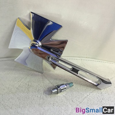 Зеркало левое custom mirror GOTHIC,chrome, L 301-247 - купить Батайске