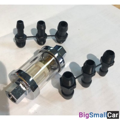 Топливный фильтр PW хром 1/4 Диаметр  62-120 - купить Батайске