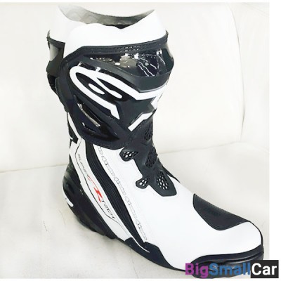 Мотоботы ALPINESTARS SUPERTECH R blk/wh 42 - купить Батайске