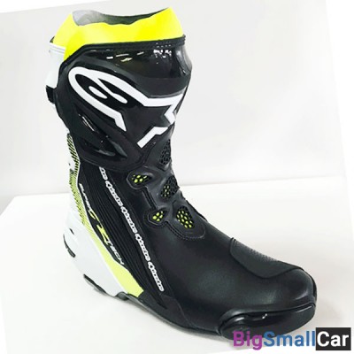 Мотоботы ALPINESTARS SUPERTECH R blk/wh/yel 44 - купить Батайске