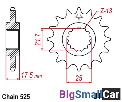 Звезда ведущая JT JTF297.15RB - купить Батайске