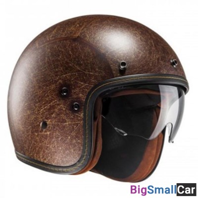 Шлем HJC FG-70S VINTAGE semi flat brown XL FG-70S 17566 - купить Батайске