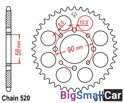 Звезда ведомая JT JTR273.44 - купить Батайске