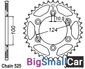 Звезда ведомая JT JTR745.38 - купить Батайске