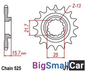 Звезда ведущая JT JTF1535.15RB - купить Батайске