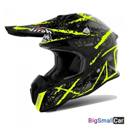 Шлем AIROH Terminator Carnage yellow L AI08A13OROIC-L - купить Батайске