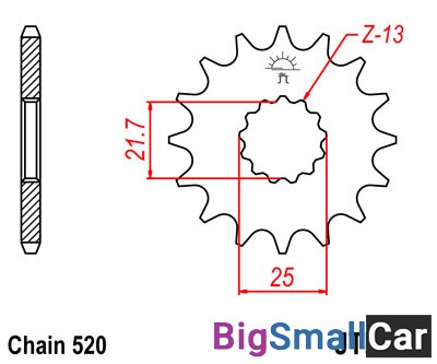 Звезда ведущая JT JTF565.15RB - купить Батайске