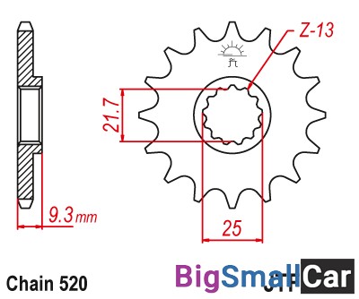 Звезда ведущая JT JTF1539.14RB - купить Батайске
