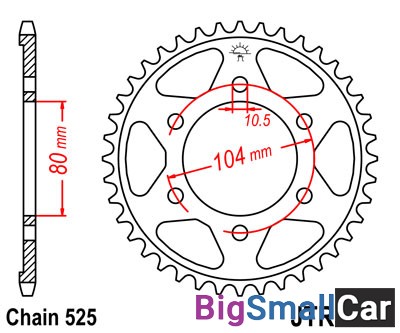 Звезда ведомая JT JTR1489.43 - купить Батайске