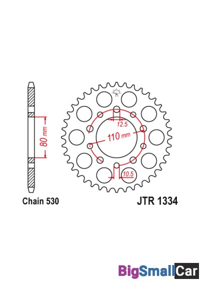Звезда ведомая JT JTR1334.39 - купить Батайске