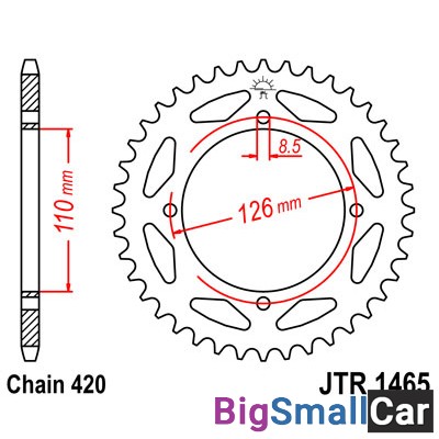 Звезда ведомая JT JTR1465.47 - купить Батайске