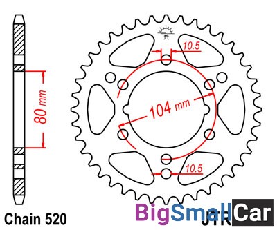 Звезда ведомая JT JTR1478.40 - купить Батайске