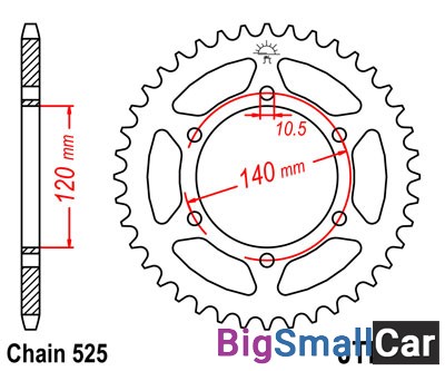 Звезда ведомая JT JTR498.40 - купить Батайске