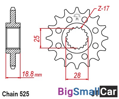 Звезда ведущая JT JTF405.20 - купить Батайске