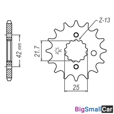 Звезда ведущая JT JTF513.16RB - купить Батайске