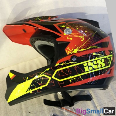 Шлем IXS 278 Kid 2.0 blk/yel/red 52 X12703-235-52 - купить Батайске