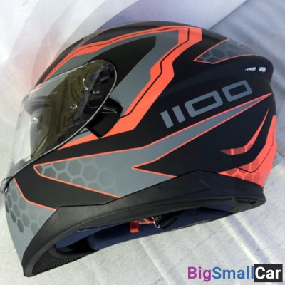 Шлем IXS HX1100 2.2 blk.matt/wh/red 2XL X14082-M32-2XL - купить Батайске