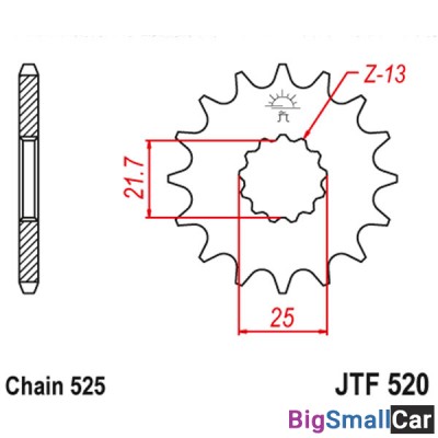 Звезда ведущая JT JTF520.16RB - купить Батайске