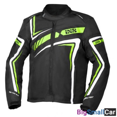 Куртка текстиль IXS Sport Jacket RS-400 ST blk/green 2XL X56042-371-2XL - купить Батайске