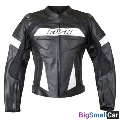 Куртка кожа RUSH Cyborg blk/white XL 31-04526 - купить Батайске