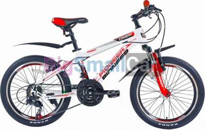 Горные велосипеды PIONEER COMBAT 20/12 white-red-black