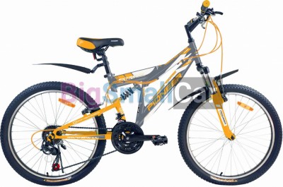 Дорожные велосипеды PIONEER EXTREME 24/15 gray-orange-white Дорожные велосипеды PIONEER EXTREME 24/15 gray-orange-white