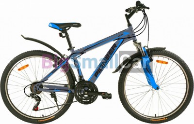 Горные велосипеды PIONEER CITY 26/18 gray-blue-black
