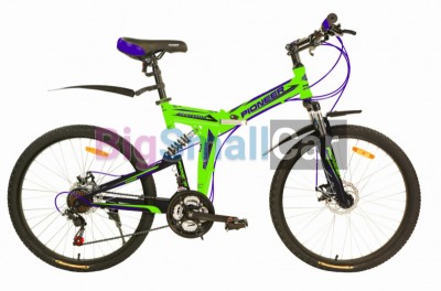 Дорожные велосипеды PIONEER AGGRESSOR 24/14 green-black-blue Дорожные велосипеды PIONEER AGGRESSOR 24/14 green-black-blue