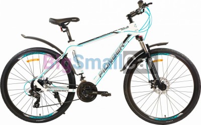 Дорожные велосипеды PIONEER HUNTER 700c AL/19 white-black-blue Дорожные велосипеды PIONEER HUNTER 700c AL/19 white-black-blue