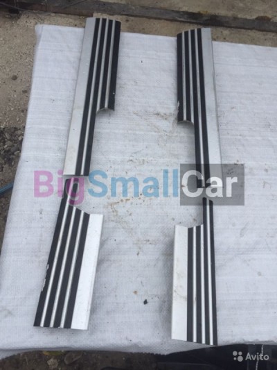 Накладки порогов алюминевые Range rover, ленд рове - купить Батайске